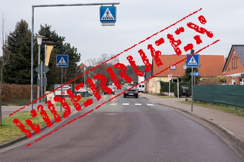 Titelbild zum News-Artikel: Nun doch kein Zebrastreifen