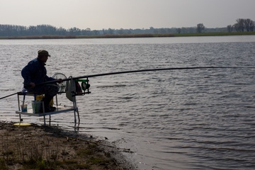Anangeln an der Alten Elbe