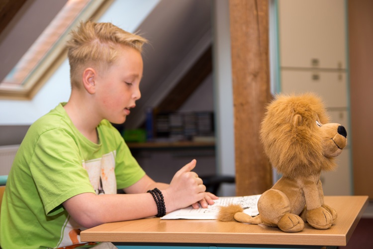 Titelbild zum News-Artikel Grundschule Möser: Löwenstarke Lesebeiträge