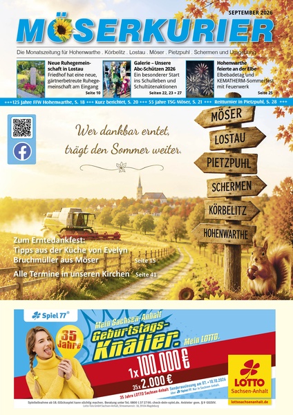 Titelbild zum News-Artikel Der neue Kurier ist bereits jetzt online