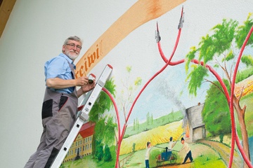 Neues Wandbild eingeweiht