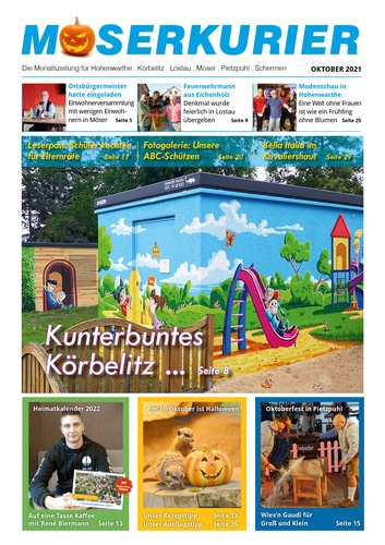 Titelbild zum News-Artikel Der Kurier für Oktober ist jetzt online abrufbar.