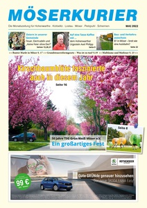 Der neue Kurier ist bereits jetzt online abrufbar.