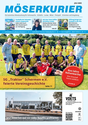 Titelbild zum News-Artikel: Möserkurier ab sofort online