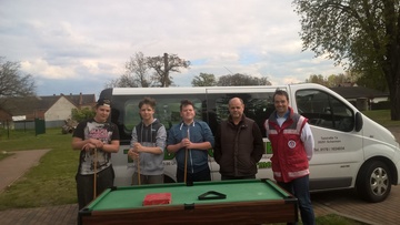 Billardtisch für den Jugendclub