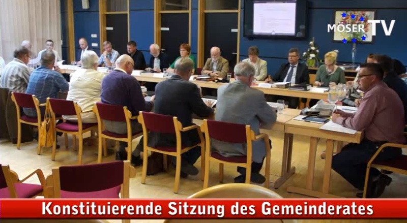 Titelbild zum Beitrag Möser TV - Folge 5: Konstituierende Sitzung des Gemeinderates