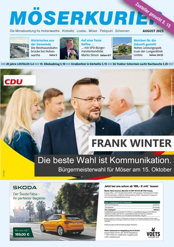 Titelbild zum News-Artikel Möserkurier ist online