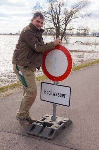 Titelbild zum News-Artikel: Winterhochwasser Elbe
