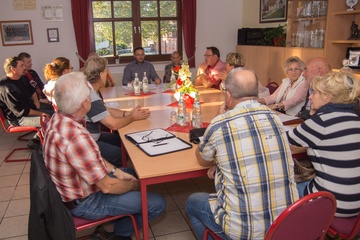 Mit Vereinsvertretern im Gespräch