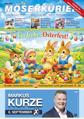 Osterliches Titelbild mit Werbung von Markus Kurze CDU