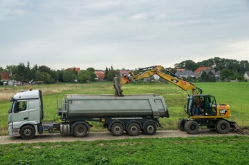 Hochwasserschäden werden beseitigt