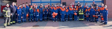 Jugendfeuerwehren beim Frühlingsmarsch