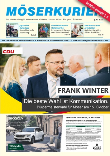 Titelbild zum News-Artikel Der neue Kurier ist bereits jetzt online