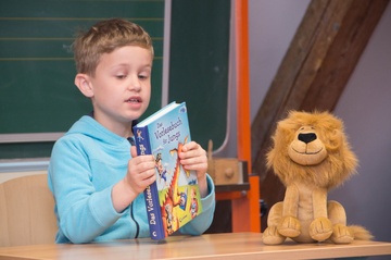 Starke Löwen im Vorlesewettbewerb