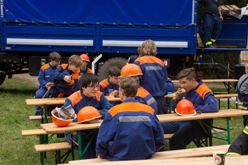 Jugendfeuerwehren bei Tagesausbildung
