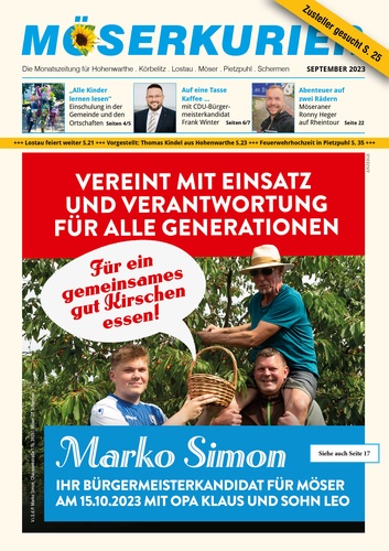 Titelbild zum News-Artikel Der neue Kurier ist bereits jetzt online