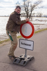 Winterhochwasser Elbe