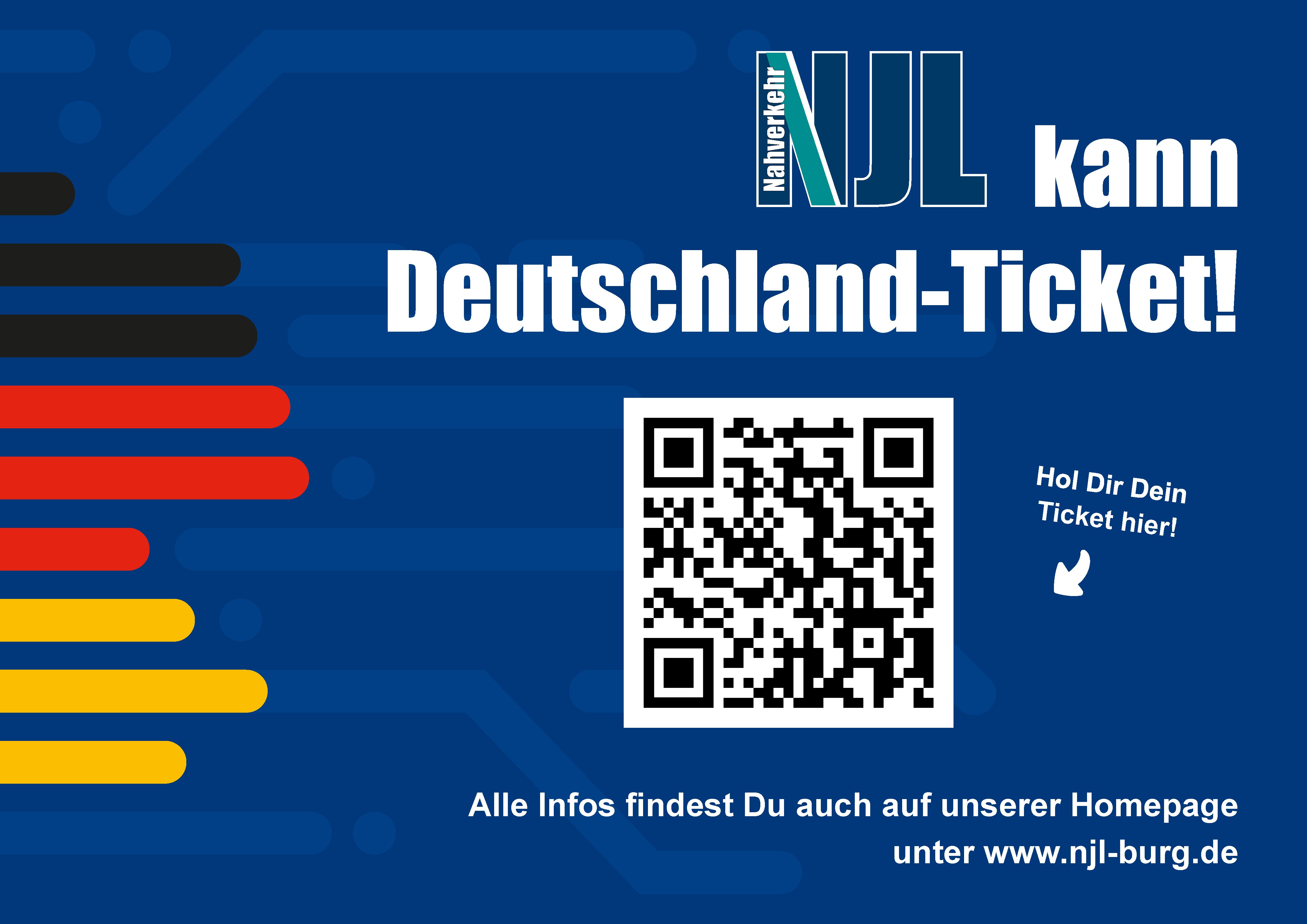 QR-code für das Deutschland-Ticket. 