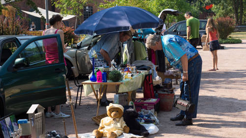 Flohmarkt in Pietzpuhl am 04.07.2015