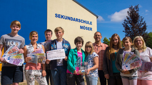 Schüler der Sekundarschule Möser spenden für Nepal