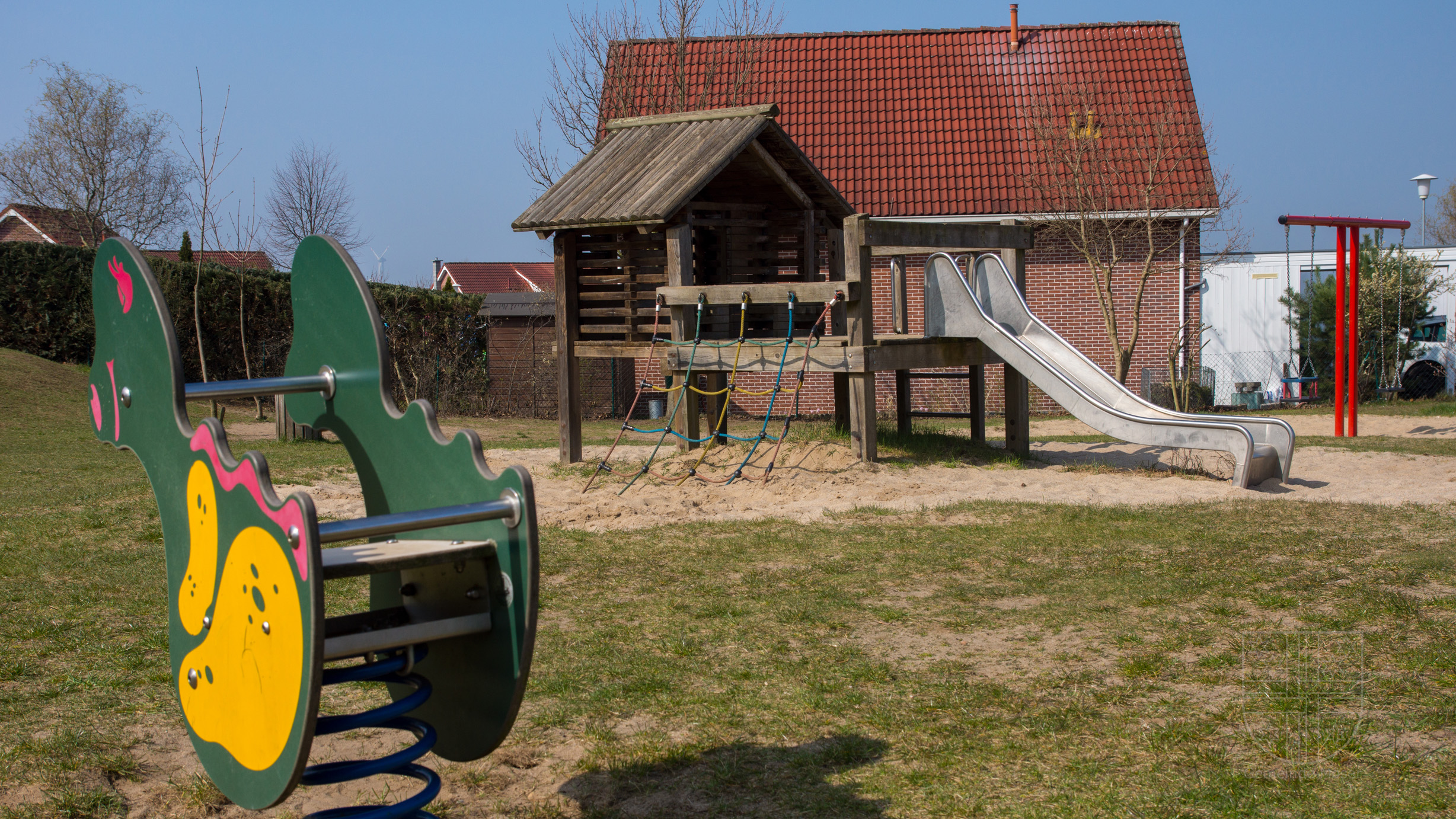 Spielplatz in der Holländersiedlung Lostau