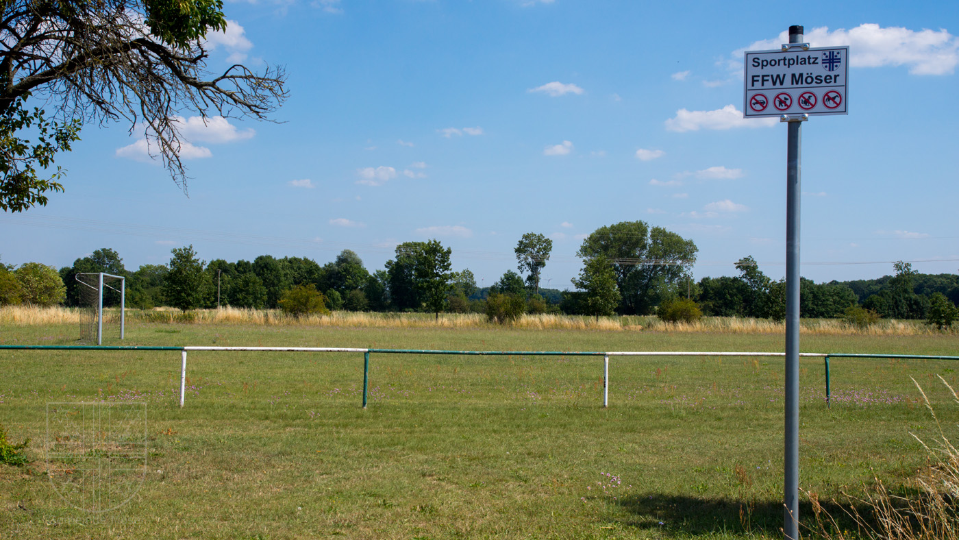 Der Sportplatz in Körbelitz